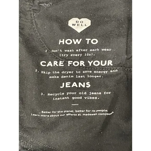 Madewell Jeans Women’s 26 Black The Perfect Vintage High Rise-Fair Trade Denim - Picture 12 of 12